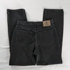 Wrangler Black High-Rise Straight Leg Jeans